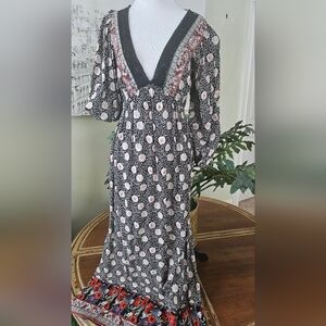 NWT ANGIE Boho Maxi Dress: Size Small